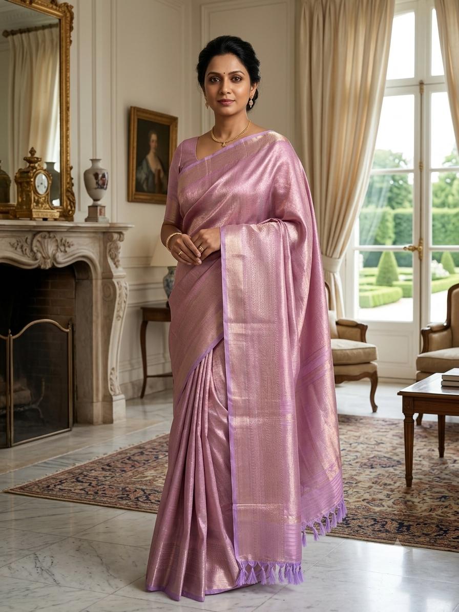 WhatsApp Image 2026-07-27 at 2.41.18 PM (1) Tissue silk saree - Image 1