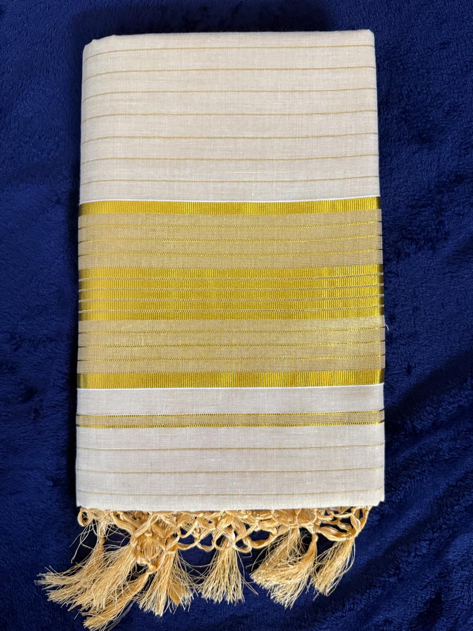 WhatsApp Image 2026-08-21 at 5.03.06 PM Tissue Strip Set Saree - Image 1