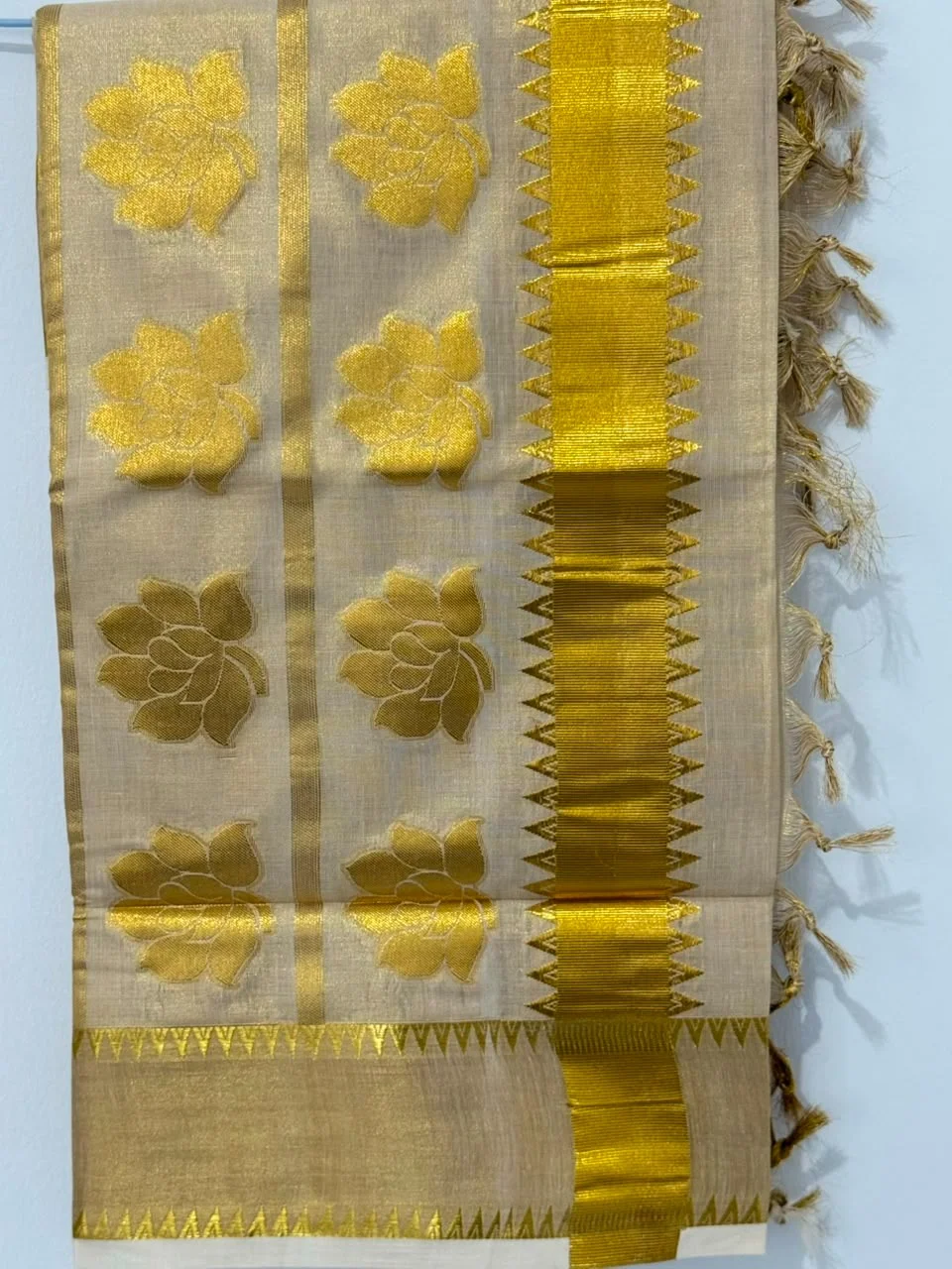 WhatsApp Image 2026-08-21 at 5.40.57 PM Traditional Kerala Kasavu Saree - Image 1